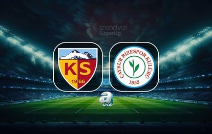 Zecorner Kayserispor-Çaykur Rizespor | CANLI (Zecorner Kayserispor-Çaykur Rizespor maçı canlı anlatım)